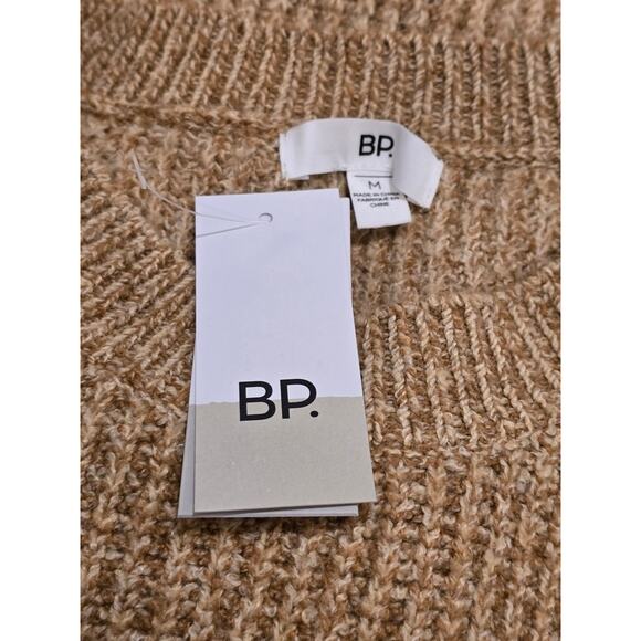 Nordst.rom BP Plaited Stitch Recycled Blend Crewneck Sweater NWT Medium - Picture 3 of 3